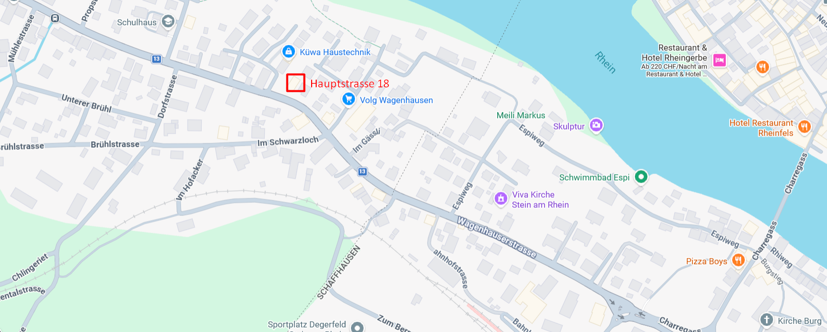 Goggle Map Hauptstrasse 18